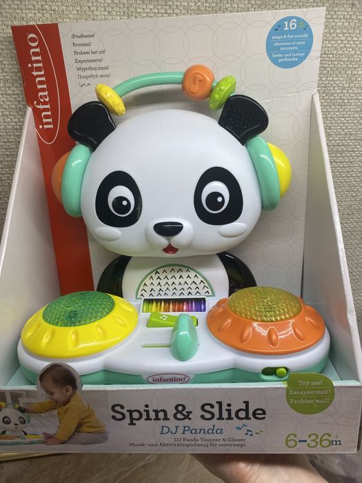 Музична іграшка Infantino Ді-джей Панда зі світловим ефектом (212017I)