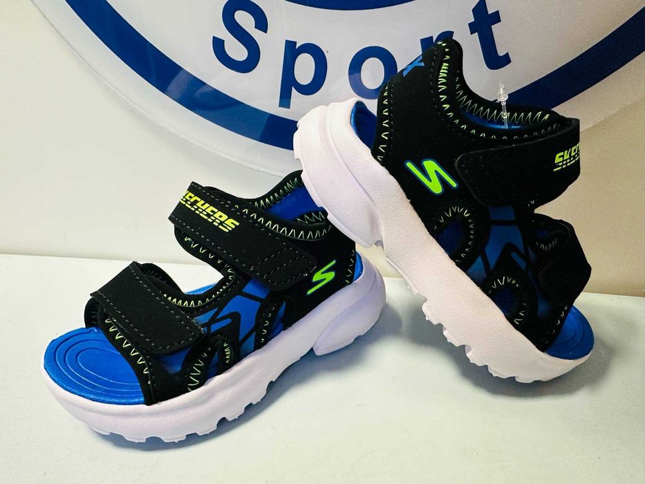 Skechers sandały chłopięce Razor Splash   21 - 26   406513N / BBLM