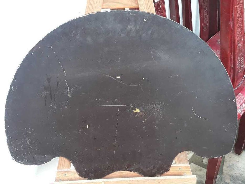 Antigo espelho Oval biselado Anos 50