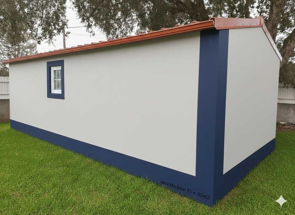 Casa Modular T1 NOVA - 8m x 4m = 32m2