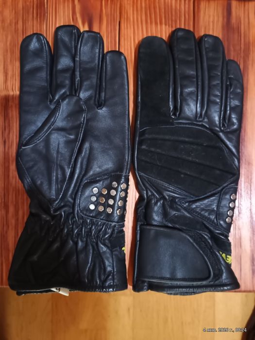 Мото рукавиці шкіряні