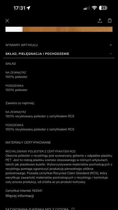 Sukienka ZARA rozm. M na lato