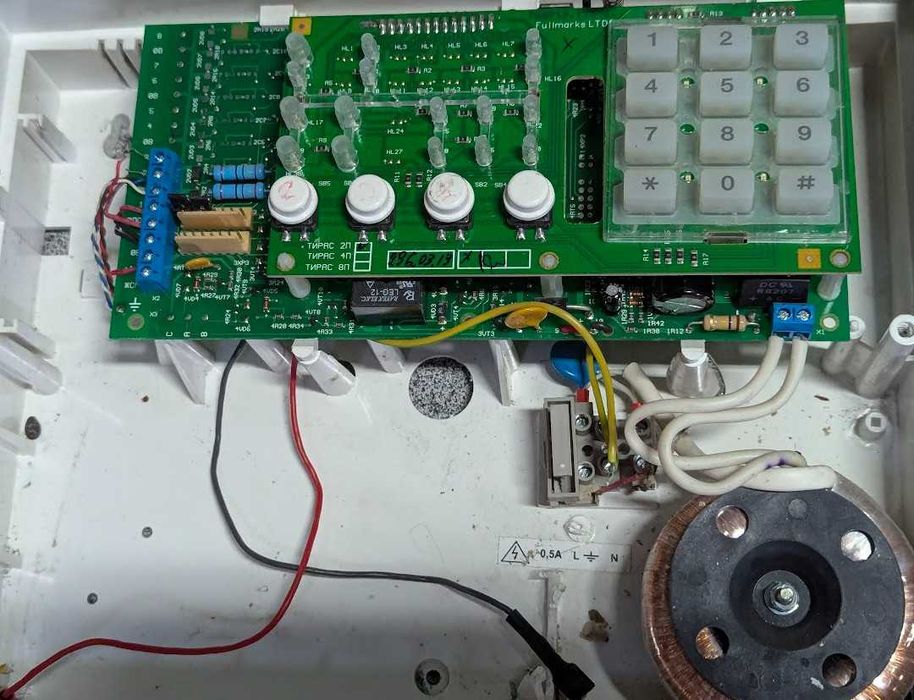 Блок управления пожарной сигнализацией Тирас-2 П