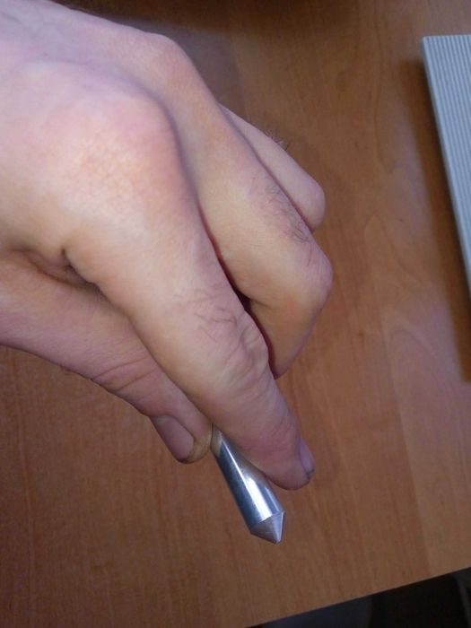 Masażer do głowy włosów metalowy ajurwedyjski z rączką