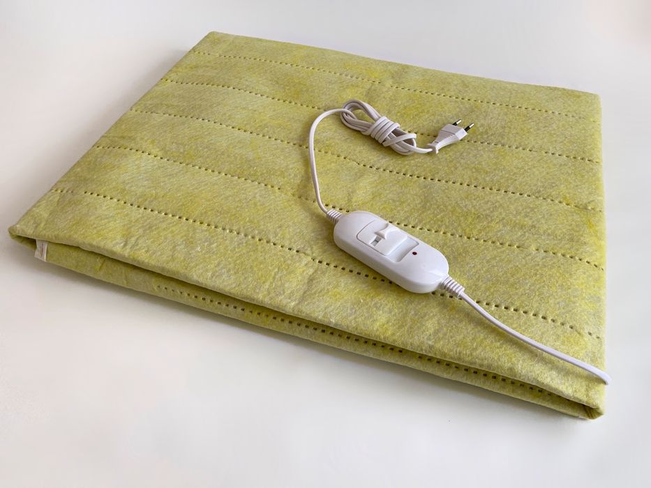 Простынь с подогревом цвет ЛИМОН. Электропростынь, 120х160 см простыня