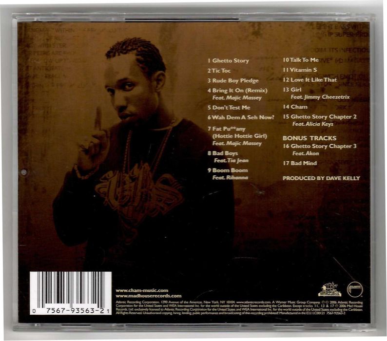 Baby Cham - Ghetto Story [CD] [EU]