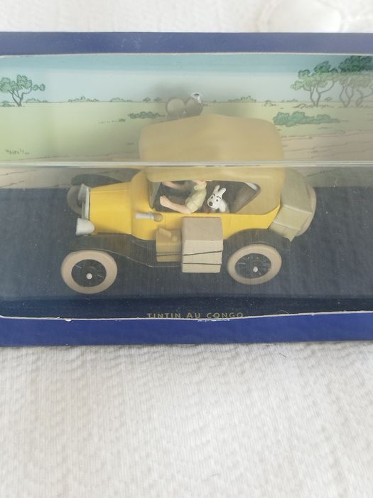 Carro  de colecionador inspirado na história em quadrinhos de Tintim