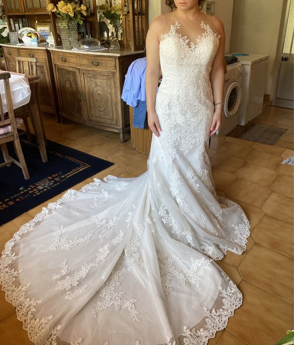 Vestido Noiva Sereia