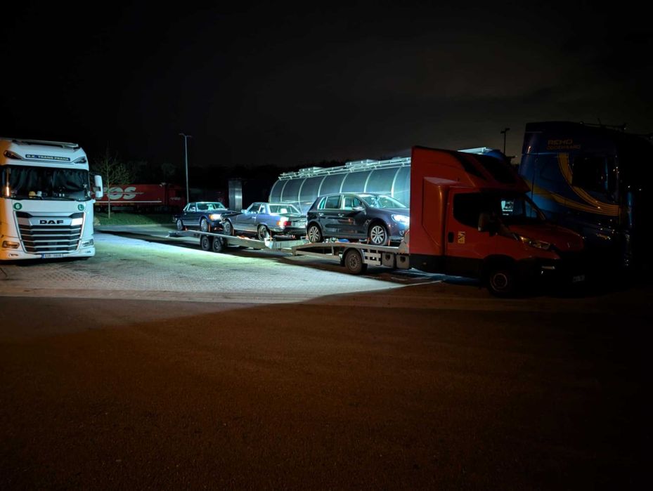 Transport aut Francja Hiszpania Portugalia | Laweta UE