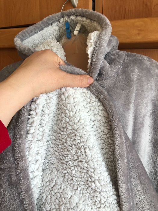 Меховушка, плюшева туника, кофта, худи, 2-3XL. oeko-tex.