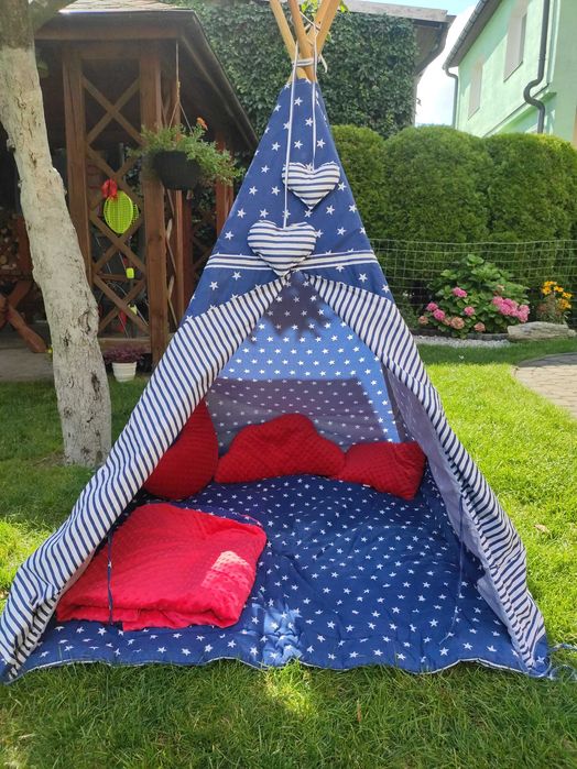 Tipi dla dziecka- namiot dla dziecka- duży zestaw
