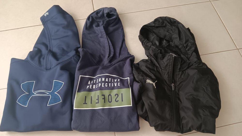 Sweat e casaco rapaz  13 anos