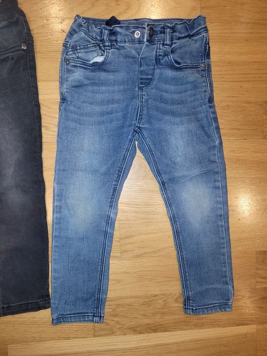 Spodnie rurki jeansy baggy 98 zara Reserved