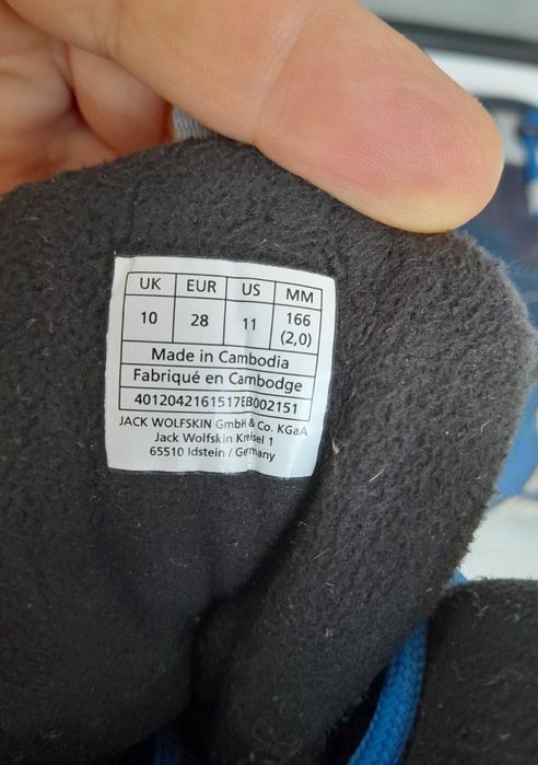 Черевики Jack Wolfskin 28р.