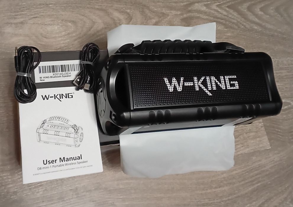 Портативна колонка  W-KlNG D 8 mini-1 Bluetooth  Speaker New, оригінал