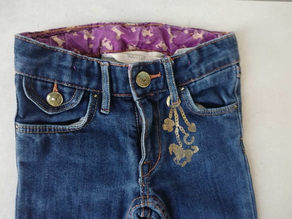 Jeansy dla dziewczynki 92 h&m