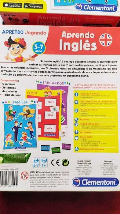 Jogo "Aprendo Inglês"