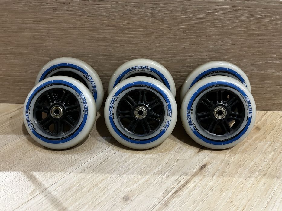 Nowe Kółka do rolek Powerslide Infinity 3x125 125mm 85a