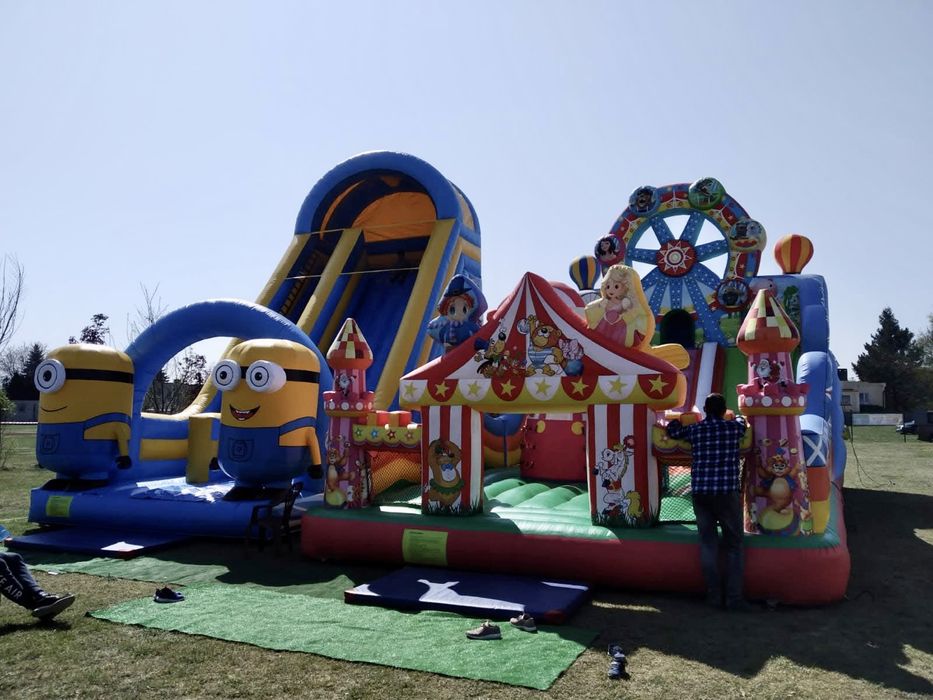 Atrakcje na imprezy – EUROBUNGEE, tor przeszkód, dart gigant, dmuchańce
