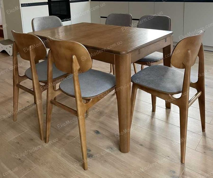 Стільці, крісла дерев'яні із Ясеня для дому, кафе, офісу від виробника