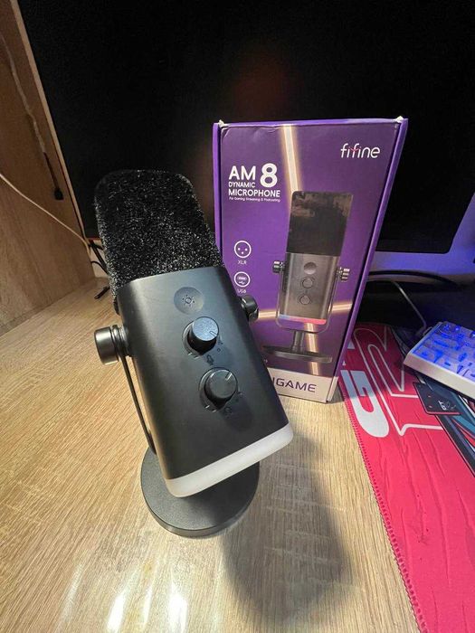 Динамічний мікрофон Fifine AM8 USB-C/XLR