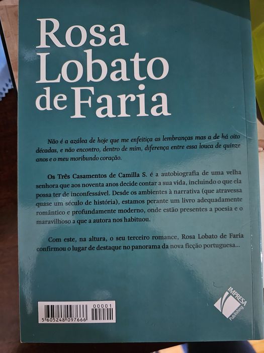 Livro Rosa Lobato Faria