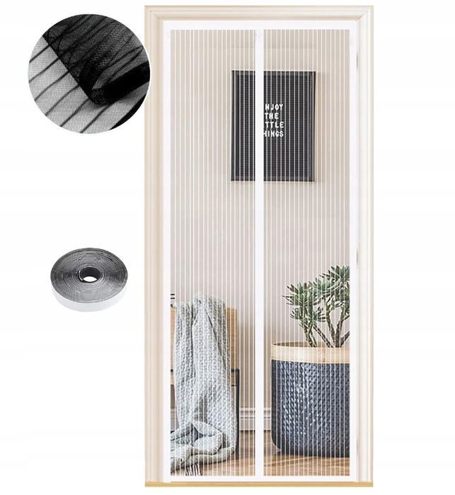 Magnetyczna Moskitiera Na Drzwi, Magnetyczna Siatka 110 X 240 Cm