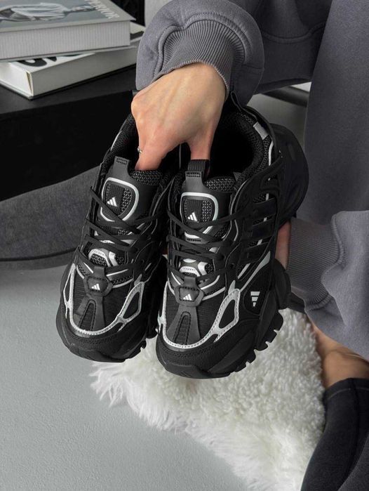 ‼️Останні Розміри‼️Кроссовки Adidas Vento XLG Runner Deluxe Black/Кросівки Жіночі Адідас Венто