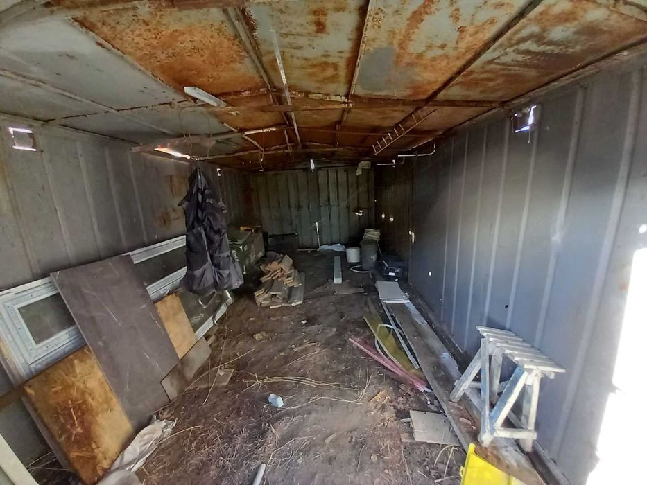 Гараж металевий великий