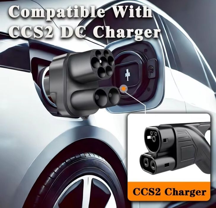 Перехідник CCS2 - TESLA adapter Guwieyg 500A Оригінал Тесла 250квт адаптер Тесла