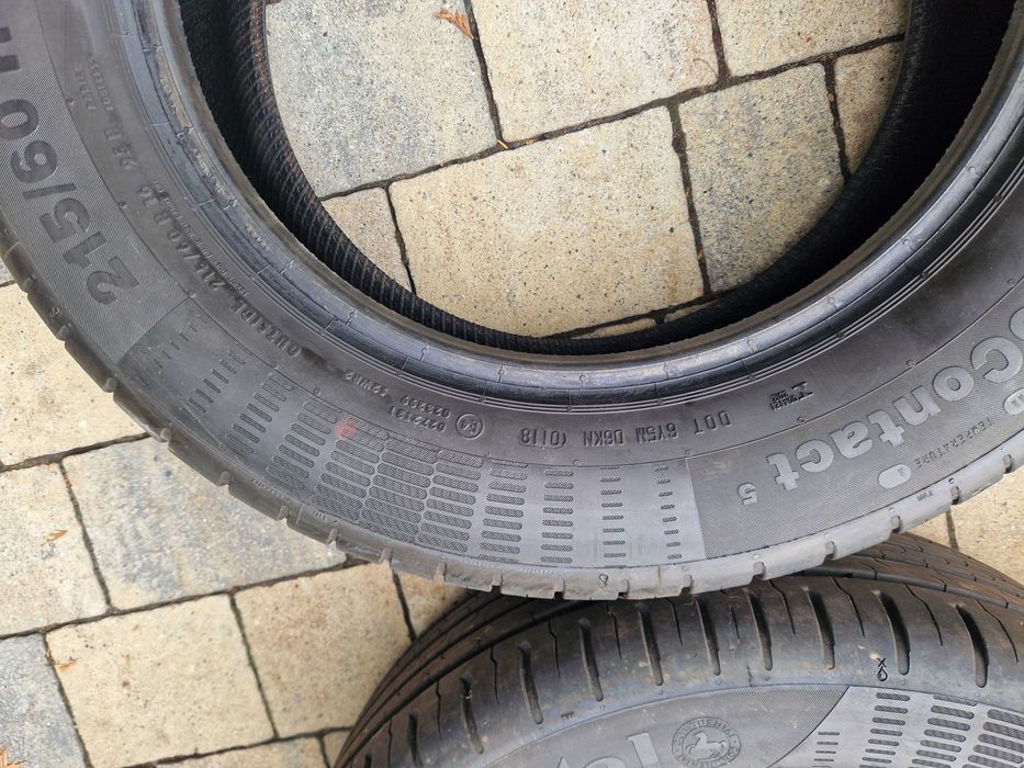 Ładne opony letnie Continental 215/60/16 Wolbrom