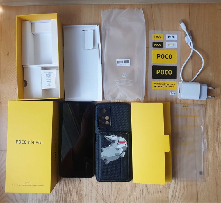 Telefon Poco M4 Pro 5G 128 gb Czarny + Etui Gratis