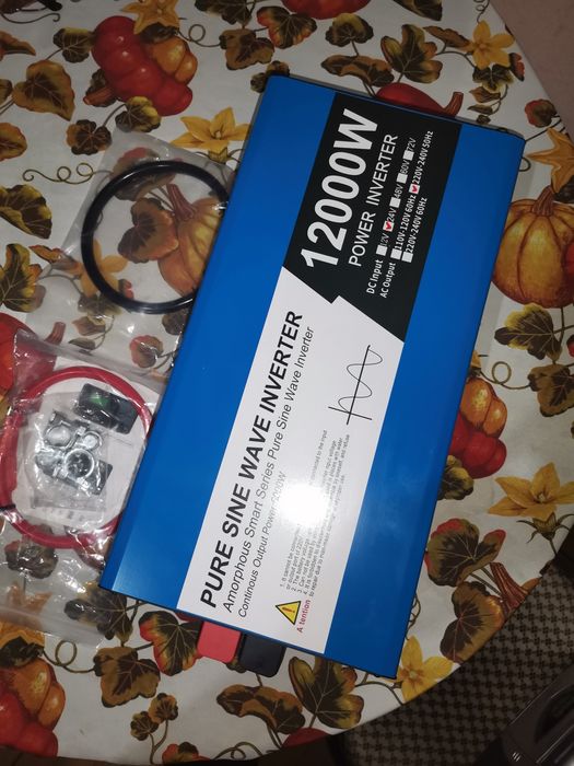 Inversor 12000W 24v para 220v Onda Pura Novo