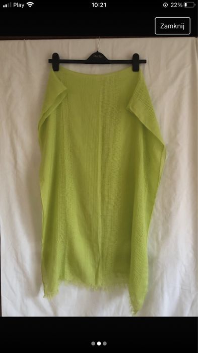 Szal zielony wiosenny