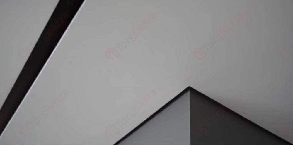 Тіньовий профіль для стель. Профіль тіньового шва, чорний, білий