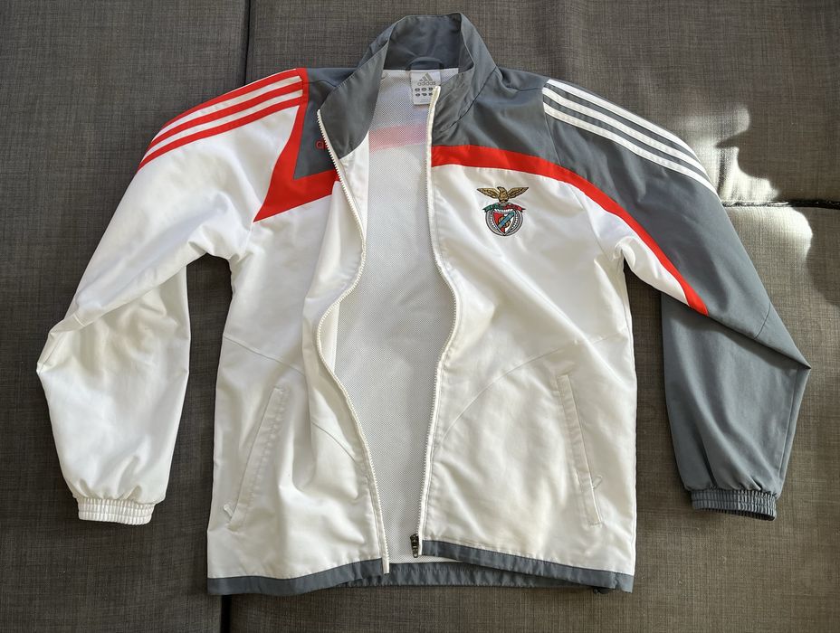 Casaco Branco Oficial Benfica Adidas 2006 2007