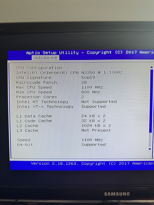 Mini komputer pc sprawny