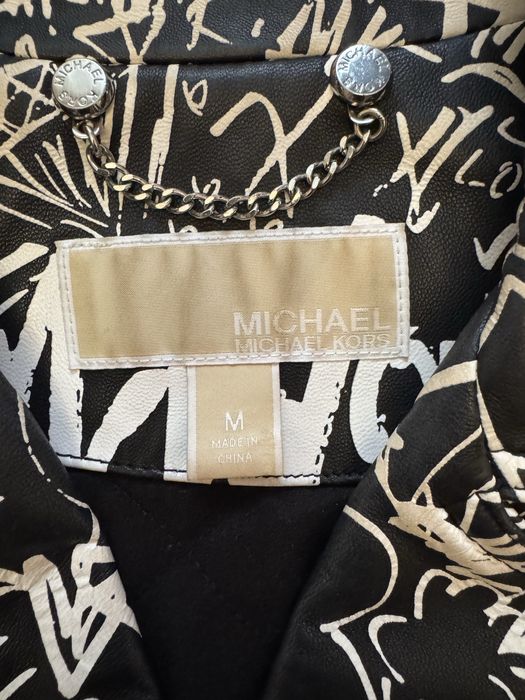 Шкіряна куртка Michael Kors