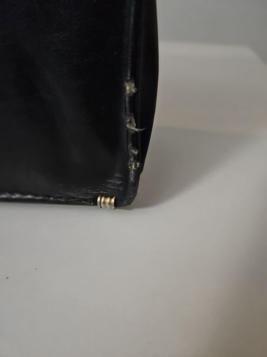 Pasta em pele vintage