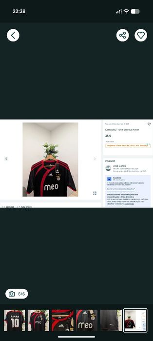 Camisola Ronaldo Sporting