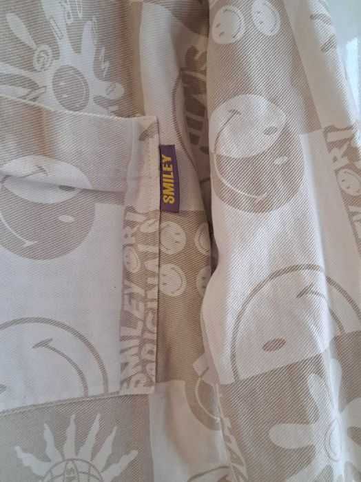 Nowość 2025:) kurteczka z cienkiego jeansu SMILEY H&M roz S