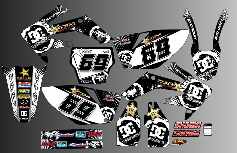 Наклейки(Графика) Honda CRF L CR XR CRM XL XLV Transalp Dominator Afri