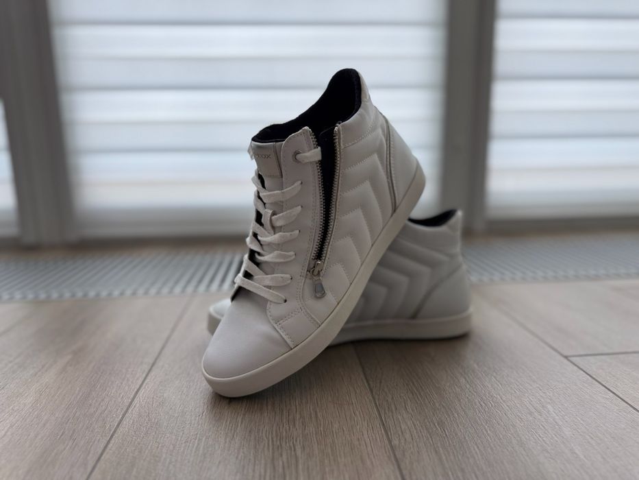 Кеди білі Geox Respira