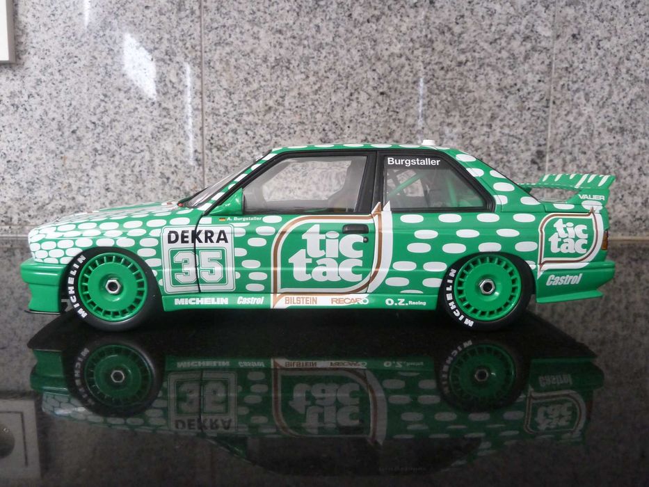 1:18 Minichamps, BMW M3, Tic-Tac, A. Burgstaller, DTM 1992, AutoArt