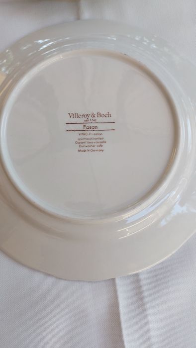 Talerze villeroy boch zielony fason