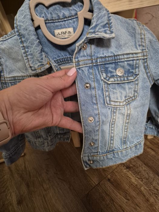 Дитяча джинсова куртка  80-86