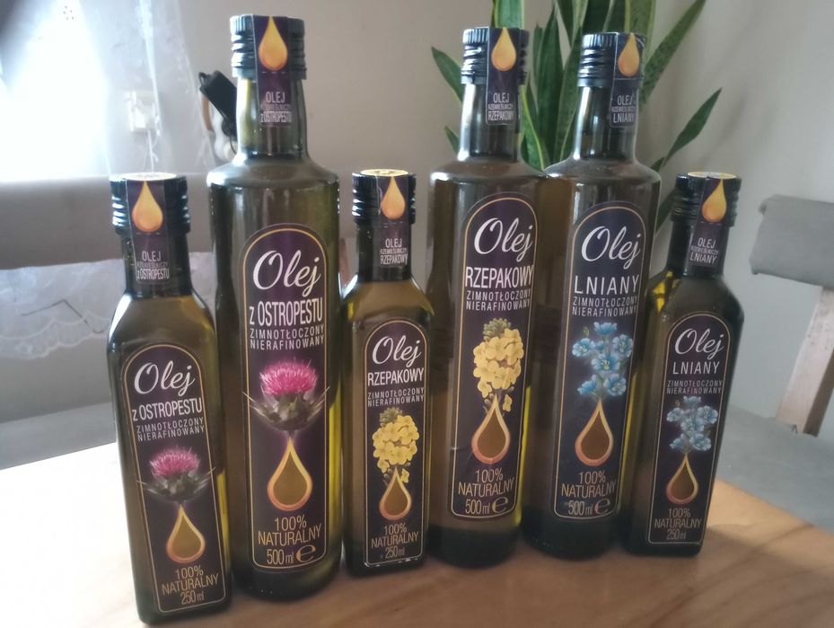 Olej tłoczony na zimno z rzepaku