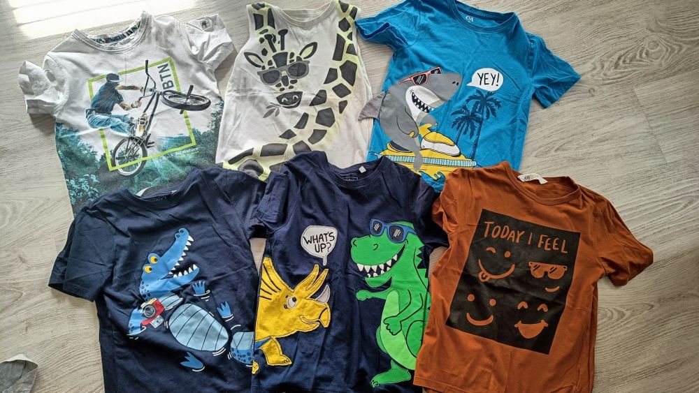 Wielki zestaw chłopięcy 122/128