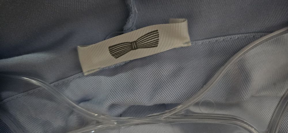 Włoska koszula damska uni błękitna