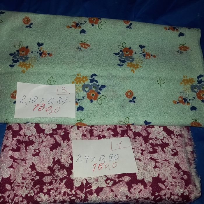 Ткань подкладочная,  ситец, вискоза  из СССР